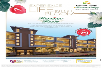 Enjoy the luxury of air conditioned independent living at Central Park 3 Flamingo Floors in Sohna